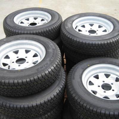 China 14*5.5 5*114.3 Inch Steel Trailer Wheel Steel Rims for sale