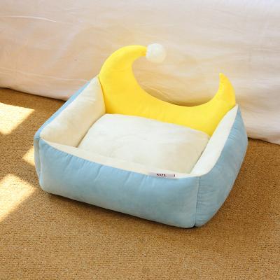 China Indoor Lounge Stocked Pet Sofa Bed Easy To Clean Wash Pet Beds And Accessories Soft Luxury Pet Bed for sale