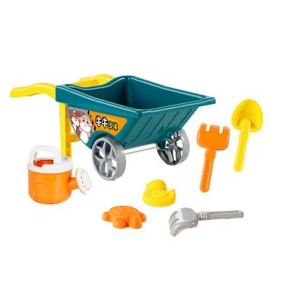 China Hot Selling Summer Beach Bucket Excavator Toy Car Trolley Kids Beach Toys Hourglass Excavator Beach Toys Wholesale Children's Toys for sale