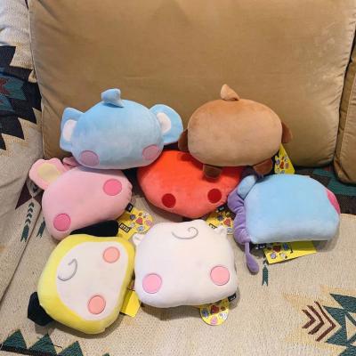 China Kids Gift BT21s Plush Pillow Stuffed Toy PP Cotton Kpop Goods Bangtan Boys BT21s Plush Pillow for sale