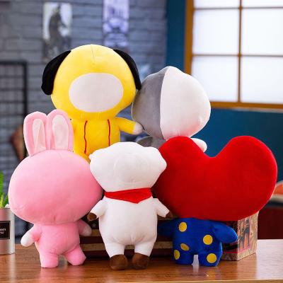 China Korean Children's Gift BT21s Kpop Goods Stuffed Toy Idol 30cm Bangtan Boys BT21s Plush Toy for sale