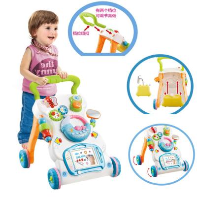 China High Qouality Baby Walker 4 Wheels Single Swing Walker Learn To Walk Baby Walker Toy for sale