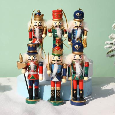 China Christmas Ornament Opens Spot Amazon 13CM Nutcracker Hot Sale Set American Honor Guard Puppets Nutcracker Soldier Opens 13CM European Nutcracker Soldier for sale