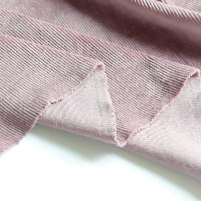 China 200gsm Memory Striped Corduroy Fabric Comfortable Stretch Polyester Knitted Corduroy Fabric Pants Sofa Fabric for sale