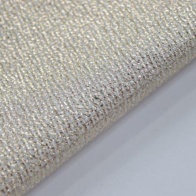 China Livepool silver luxury stretch poly spandex 210gsm flashy gold foil style knit stretch fabric for sale