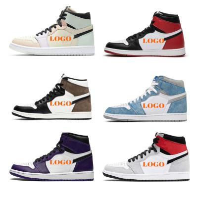 China Fashion aj 1 shoes aj 1 sneakers original high quality men's aj sneakers Nke 1 Nke basketball fashion trend for sale