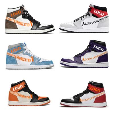 China 1 Retro Basketball Shoes Aj1 Shoes Aj1 Sneakers Men's Fashion Trend Mid High Quality Sneakers Men's Shoes for sale