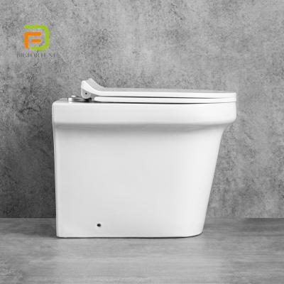 China Double-flush Fashion Design Ceramic Floor Standing One Piece Toilet Bowl for sale