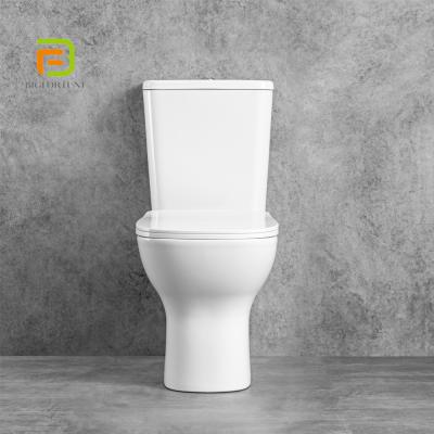 China Double-flush China Standard Ceramic Sanitary Ware Bathroom Two Piece Toilet Bowl for sale