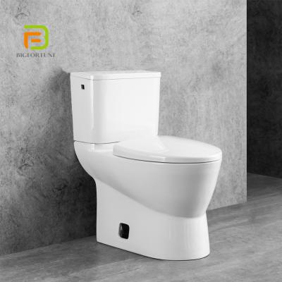 China Double-Flow China Manufacturer Sanitary Ware Ceramic Two Piece Toilet Bowl for sale