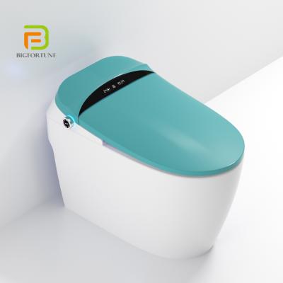 China Auto Operation Automatic Sensor Flushing Electric Smart Tankless One-Piece Smart Toilet Composting One-Piece Toilet Automatic Toilet for sale