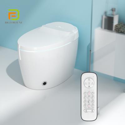 China Luxury Automatic Flush S Smart Toilet Bowl Automatic Operation Trap Ceramic Automatic Toilet Smart WC Bidet Floor Floor Toilet for sale