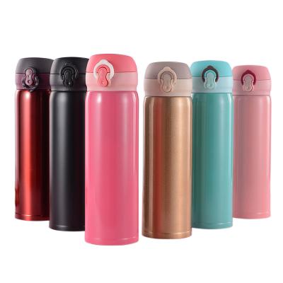 China Sustainable Classic Food Grade304 Stainless Steel Water Bottle With Lock for sale