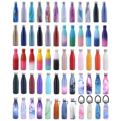 China High quality 500ML/750ML/1000ML stylish water bottle stainless steel sports drink water kola bottle viable for sale