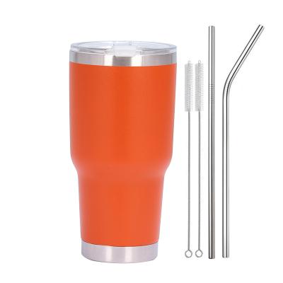 China Sustainable Reusable Custom Tumbler With Straw And Graphic Travel Mug Tumbler Mug Straw With Logo Printed for sale