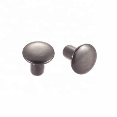 China Steel Nickel Grommet Accessories Metal Dome Rivet For Leather for sale