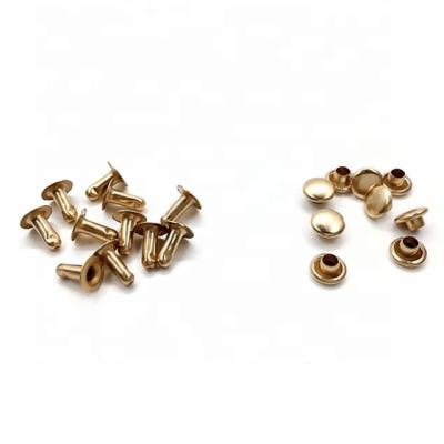 China Single Metal Factory Price 6mm Metal Cap Rivet For Handbag for sale