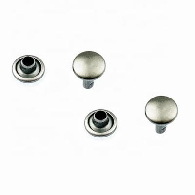 China Double Rivet Stud Manufacturer 5mm Steel Cap Rivet For Shoes for sale