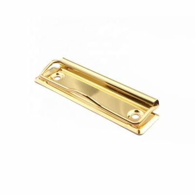 China China Metal Supplier 120mm Gold Metal Menu Clip For Clipboard for sale