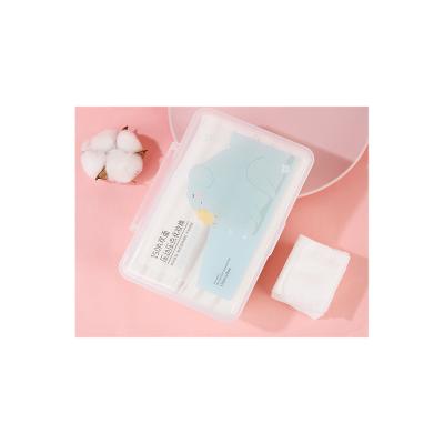 China Soft OEM Factory direct sale Makeup Remover Pad Beachwear Swimwear Mini Wet Cotton Box Logo HEN Item Layer 150PCS Type Y-6610 for sale