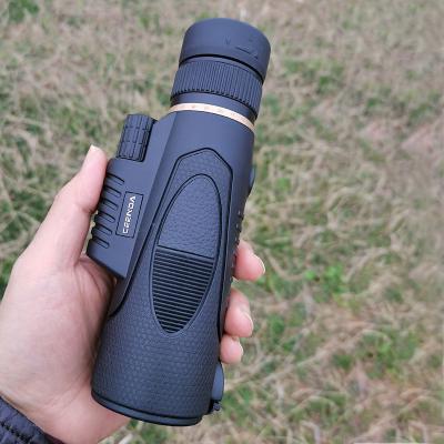 China High Power 10-32x42 TELESCOPE Portable Zoom Monocular Telescope HD Black Waterproof Wide Angle Outdoor Camping Monocular for sale