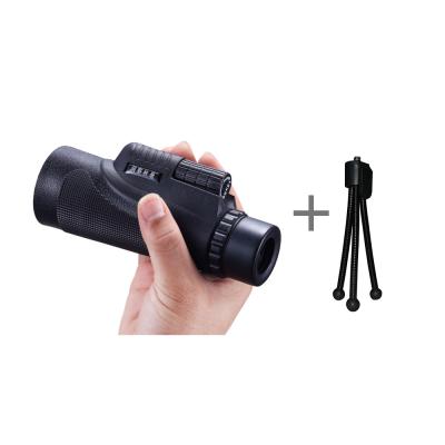 China TELESCOPE Portable High Power Universal 12x50 Monocular Expanding Camera Lens Telescope Monocular Together With Tripod for sale