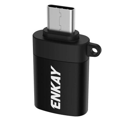 China USB3.0 ENKAY ENK-AT101 Data Transmission Type-C to USB3.0 Type-C to USB 3.0 OTG Adapter Aluminum Alloy Shell U Disk Converter for sale