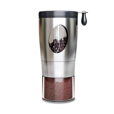 China Portable Household Hand Coffee Grinder Foldable Handle Stainless Steel Coffee Grinder for sale