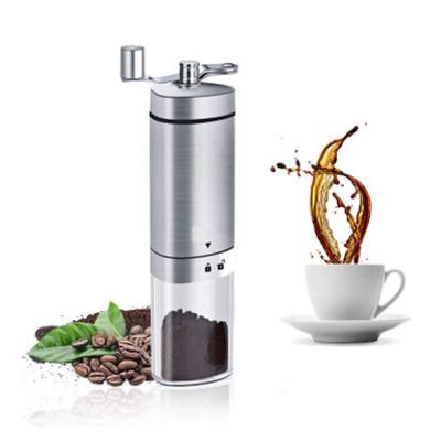 China Household Coffee Grinder Stainless Steel Triangle Hand Crank Operated 304 Coffee Grinder for sale