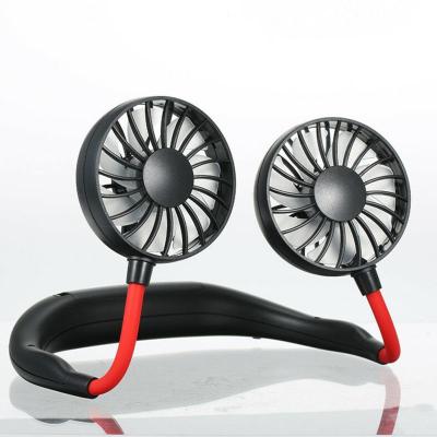 China Car Summer Mini Portable Mini Fan Wearable Neck Flexible Fan 3 Speed ​​USB Removable Wireless Fan for sale