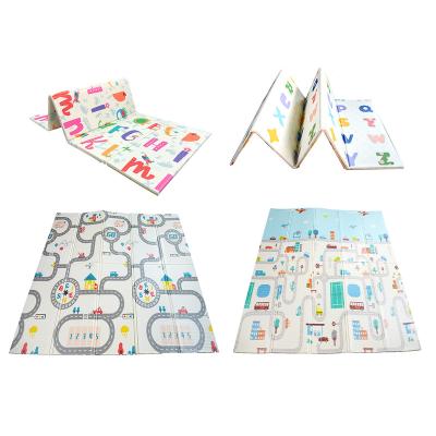 China Nordic Good Quality Rubber Baby Jigsaw Puzzle Mat Baby Protective Foam Double Sided Non-slip Crawling Mat for sale