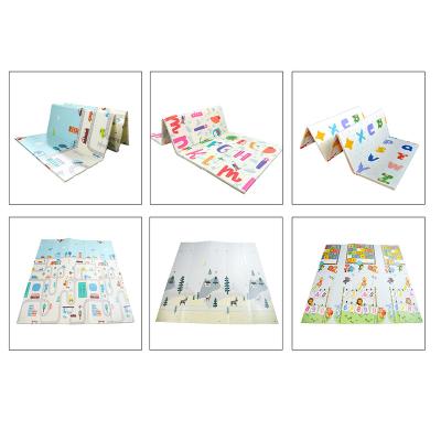 China Tasteless Good Quality Soft Plush Baby Play Mat Kids Rug Baby Play Mat French Pure Canvas Mat for sale