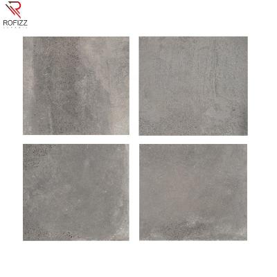 China CLASSIC anti-slip matte finished rustic porcelain cement design gray marble wall tiles for school home hotel outdoor 90x90 cm for sale