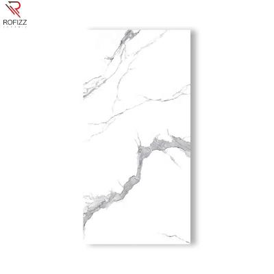 China Waterproof+ECO-Friendly+Self-adhesive Large Size Tiles And Polished Nature Marbles Floors Wall Floors White Marble Tiles Prices for sale