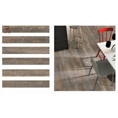 China factory direct sale design 1-3% water absorption wood tile Dirt-resistant floor made in china for sale