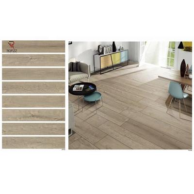 China 20*100cm Dirt-resistant 1-3% Hot-selling wooden design with porcelain ceramic floor tiles for sale