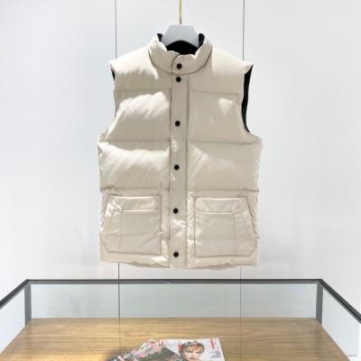 China Down Jacket Vest Waistcoat Leisure Luxury Fashion Waterproof Unisex Brand The Same Style Designer for sale