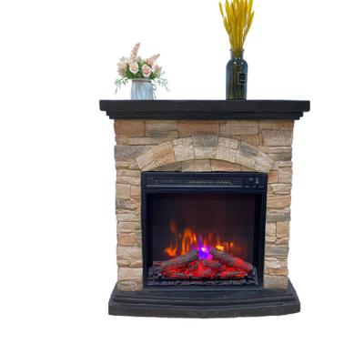 China LED light; custom single-axis flame effect 18Inch 1500W 2D classic inserts decorative electric fireplace for sale for sale