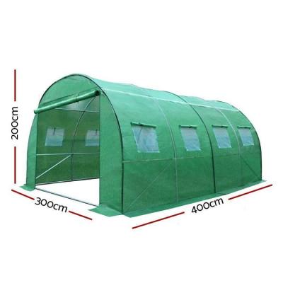 China Greenhouse 6X3X2M Walk-In Portable Green Flower Vegetable Growing Large House Tunnel Outdoor Garden Plant Growing Warm House for sale