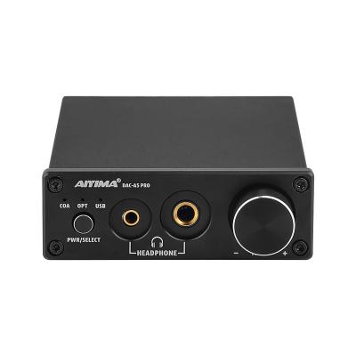 China PRO TPA6120 mini USB DAC Decoder Audio HIFI amplifier 24BIT 192KHz OPA2134 ESS9018Q2M AIYIMA DAC-A5 pro headphone amp DAC-A5 for sale