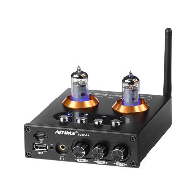 China AIYIMA BT 5.0 Vacuum Tube Preamp Preamplifier Receiver Earphone Amplifier USB TF USB TF Home Theater T9 High Fidelity Stereo Audio Board for sale