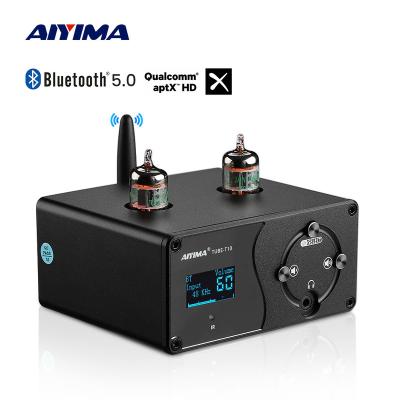 China AIYIMA aptX Audio Mini Hifi USB DAC Headphone Amplifier BT Coaxial Decoder Tube-T10 OPT PC-USB T10 Remote Control QCC3031 for sale