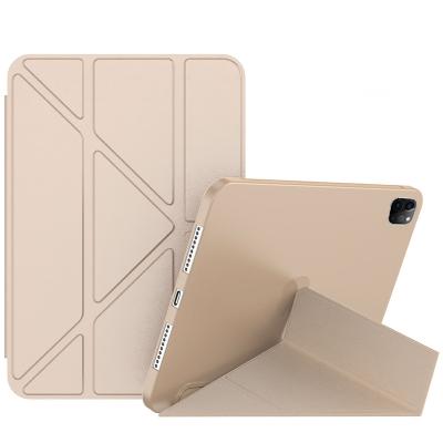 China iPad Full Flip Stand Leather Tablet Case Protector for iPad 12.9 inch Shockproof Magnetic Auto Smart Cover for sale