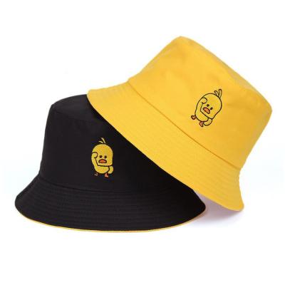 China Headwear Custom Design Cotton Bucket Hat Material Fashion Embroidered Bucket Hat With Your Own Logo for sale