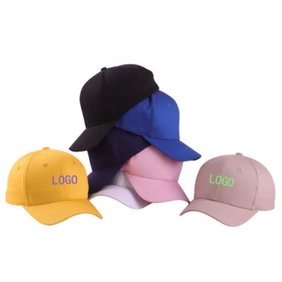 China Wholesale Custom High Quality Embroidery COMMON Logo Baseball Cap, Curved 6 Panel Plain Cotton Brim Structured Dad Hat for sale