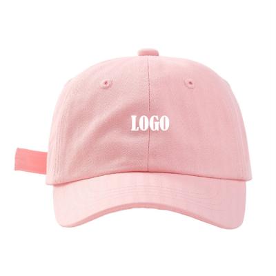 China COMMON Custom Fitted Hats Cotton Twill Material Hat With Brand Tag Label, Fashion Sports Dad Hats Unstructured Hats for sale