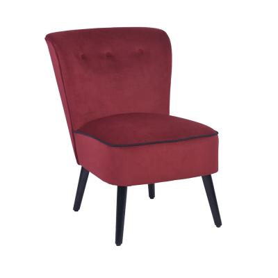 China CARLFORD Velvet Hot Sale And Cheap Velvet Lounge Chair for sale