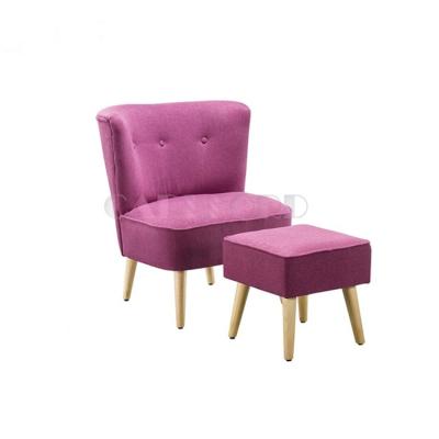 China OEM Arm Stool Accent Chair Wooden Legless Chair Carlford Sofa Chair For Living Room Chair for sale