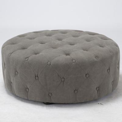 China Round Ottoman, Largest Ottoman Carlford OEM Velvet Ottoman For Bedroom Use for sale