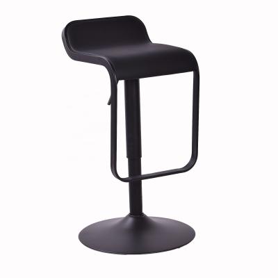 China Bar Stool Black Bar Stool Swivel Bar Chair With Foot Rest, Black Barstool for sale